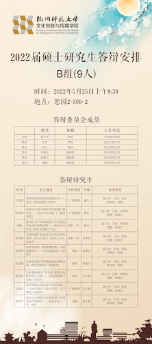 答辩B组